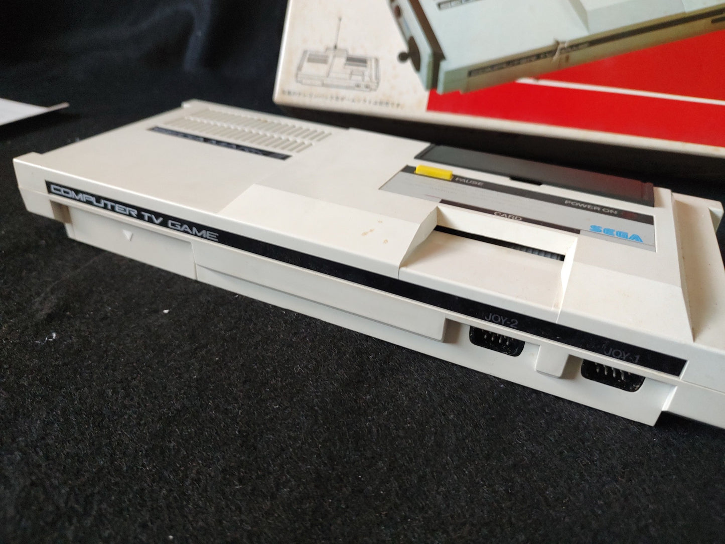 SEGA MARK 3 III CONSOLE (Sega Master System) ,w/Pads Papers set, Working-f0825-1