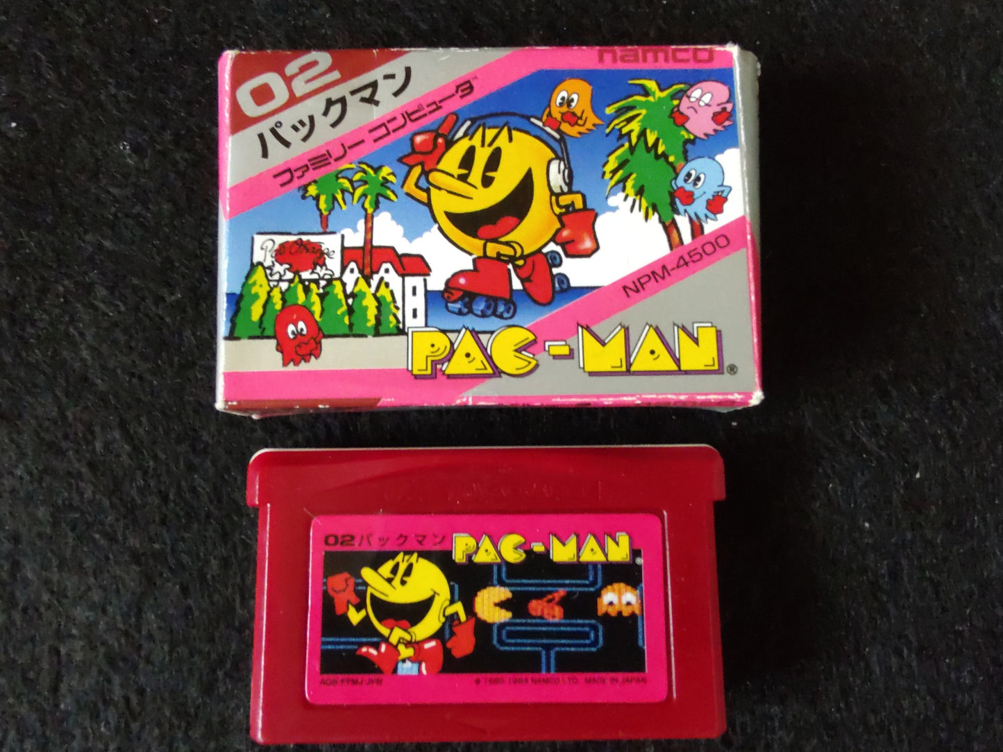 STAR SOLDIER, Donkey Kong, PAC MAN Famicom Mini Ver. Gameboy Advance GBA-f0826-