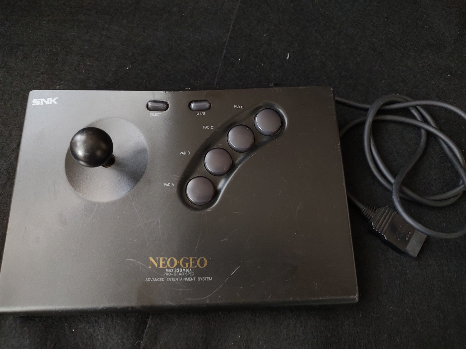 SNK NEO GEO NEOGEO ROM Console System AES, Fight Stick, PSU set 