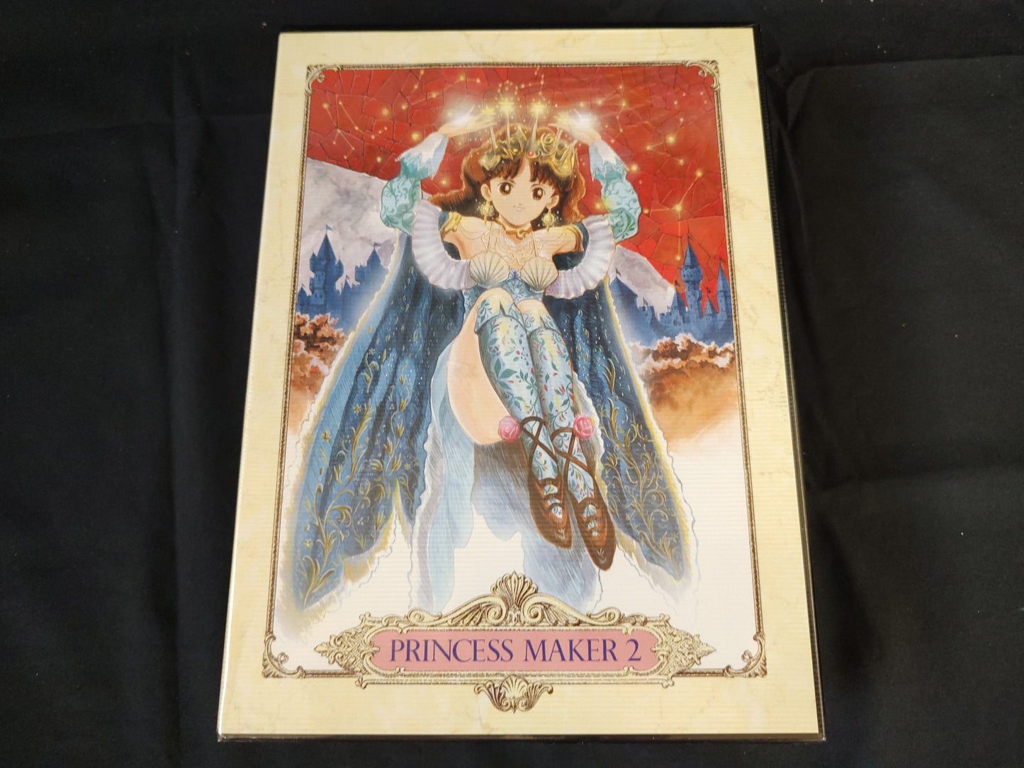 PC-9801 PC98 Princess Maker 2 Game FDDs w/Manual and Box set, Working-f0903-