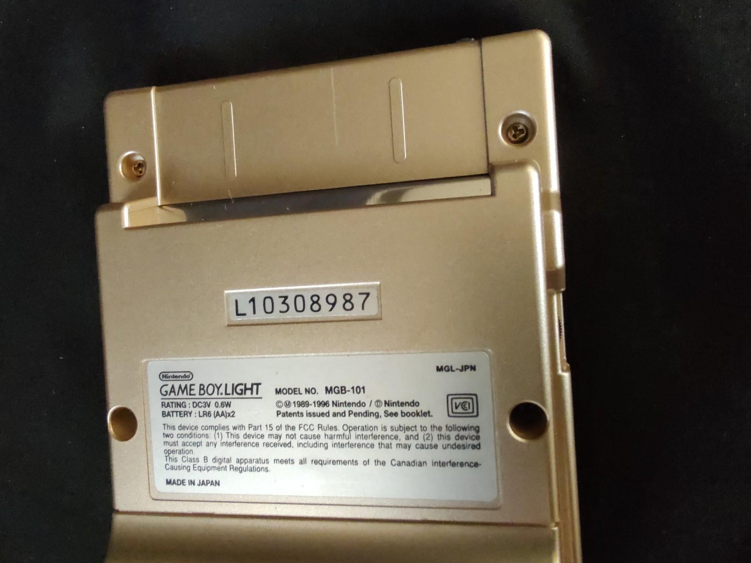 Nintendo Game boy Light Gold color console MGB-101,Manual, Boxed,Game –  Hakushin Retro Game shop