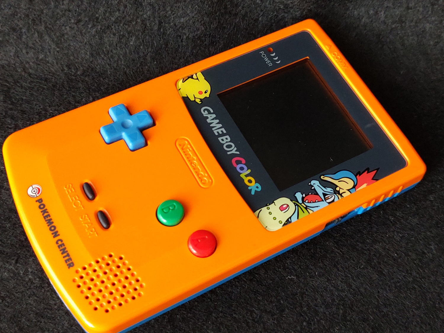 Nintendo Gameboy Color Pokemon Limited edition Orange color