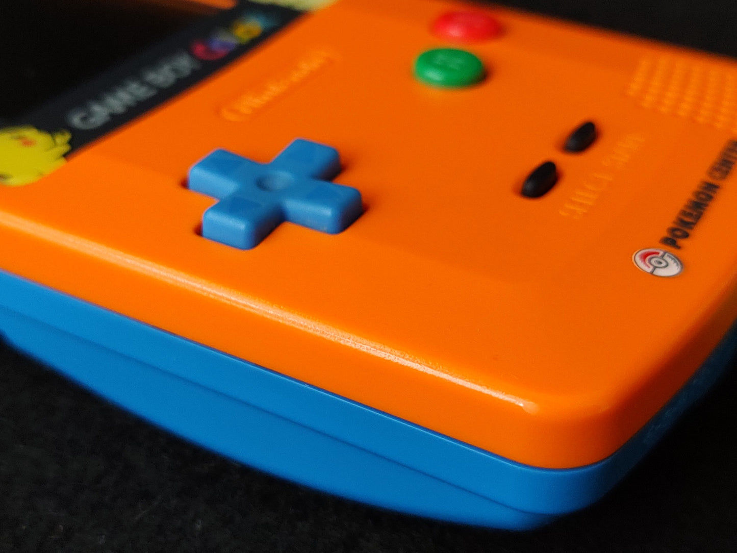 Nintendo Gameboy Color Pokemon Limited edition Orange color console set -f0906-