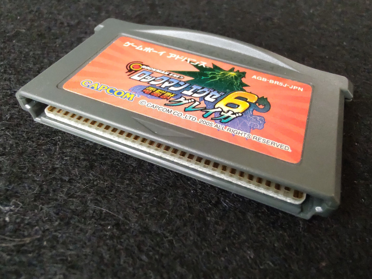 ROCKMAN EXE 6 Cybeast Gregar Megaman Gameboy Advance GBA Game, working-f0906-5