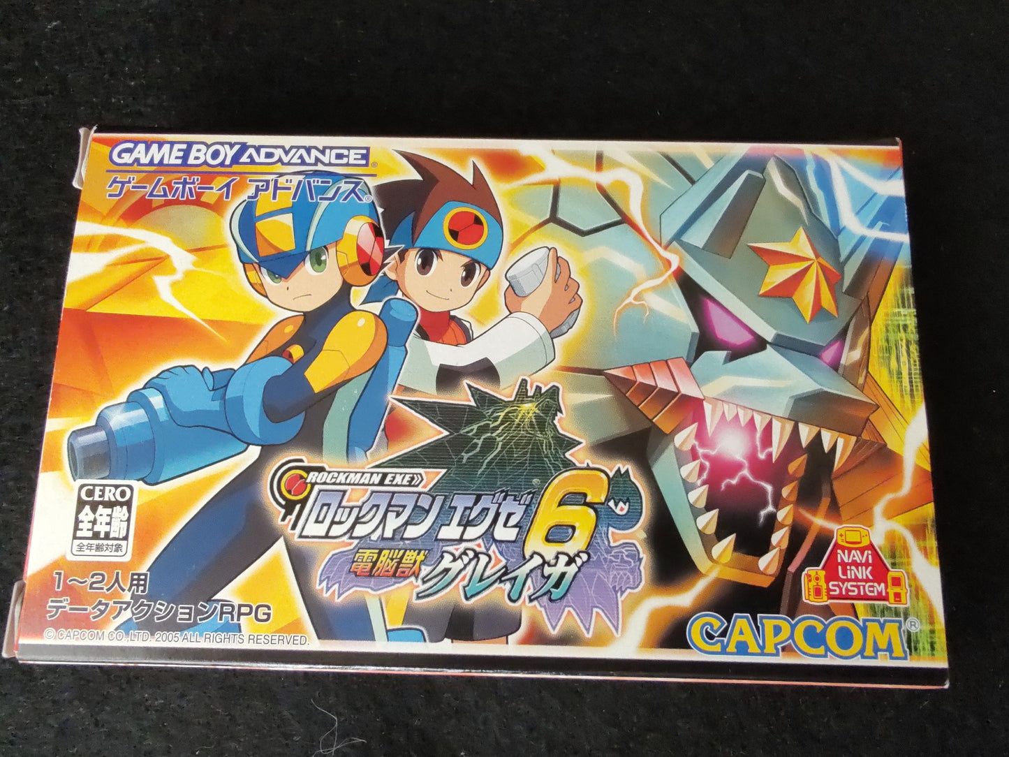 ROCKMAN EXE 6 Cybeast Gregar Megaman Gameboy Advance GBA Game, working-f0906-5