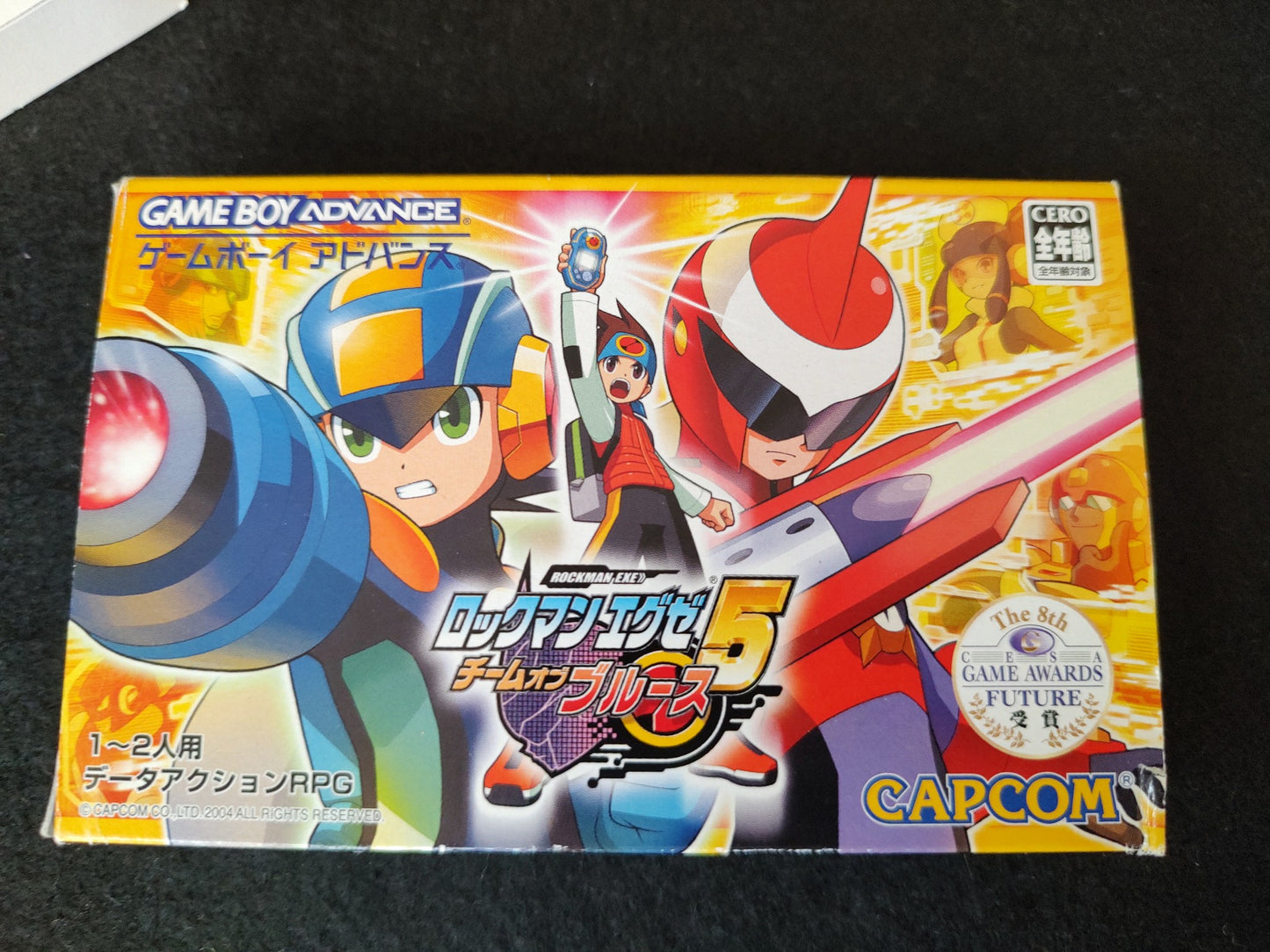 ROCKMAN EXE 5 Team of Blues & Carnel set Gameboy Advance GBA Game-f0906-5