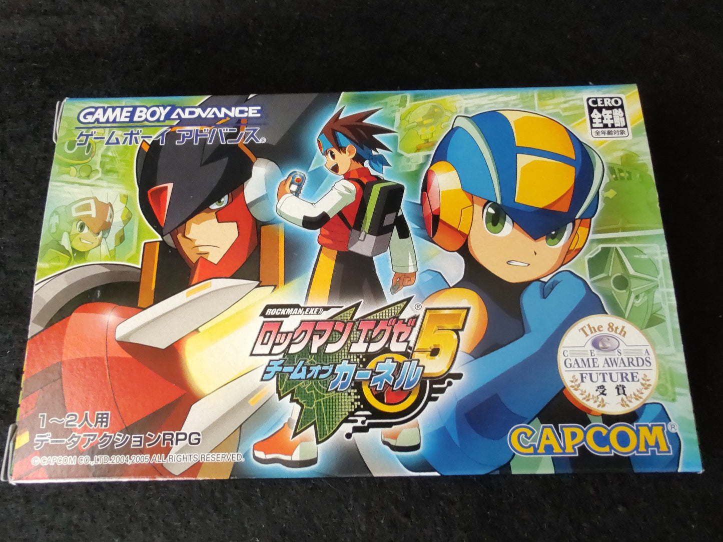 ROCKMAN EXE 5 Team of Blues & Carnel set Gameboy Advance GBA Game-f0906-5