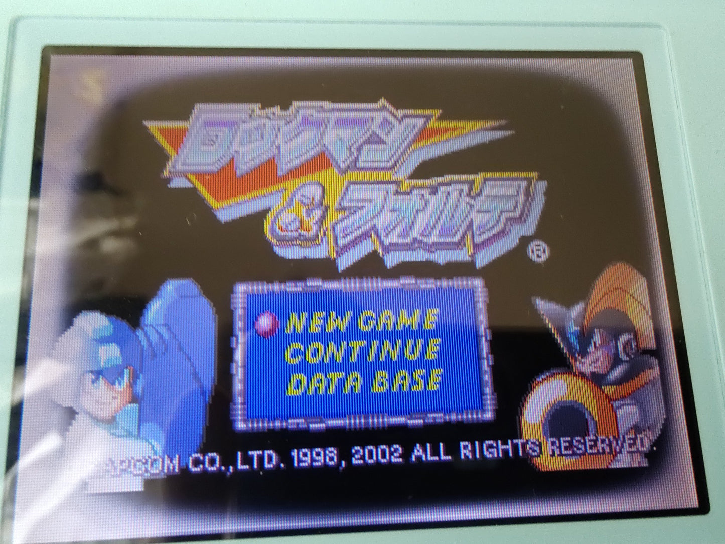 ROCKMAN and FORTE Megaman Gameboy Advance GBA w/Manual and Box, working-f0906-1