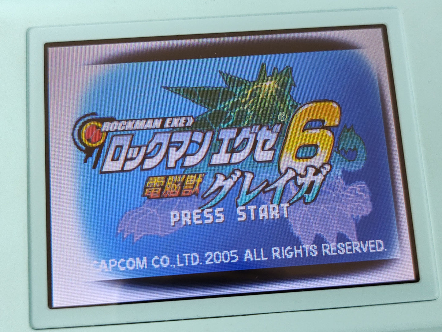 ROCKMAN EXE 6 Cybeast Gregar Megaman Gameboy Advance GBA Game, working-f0906-5
