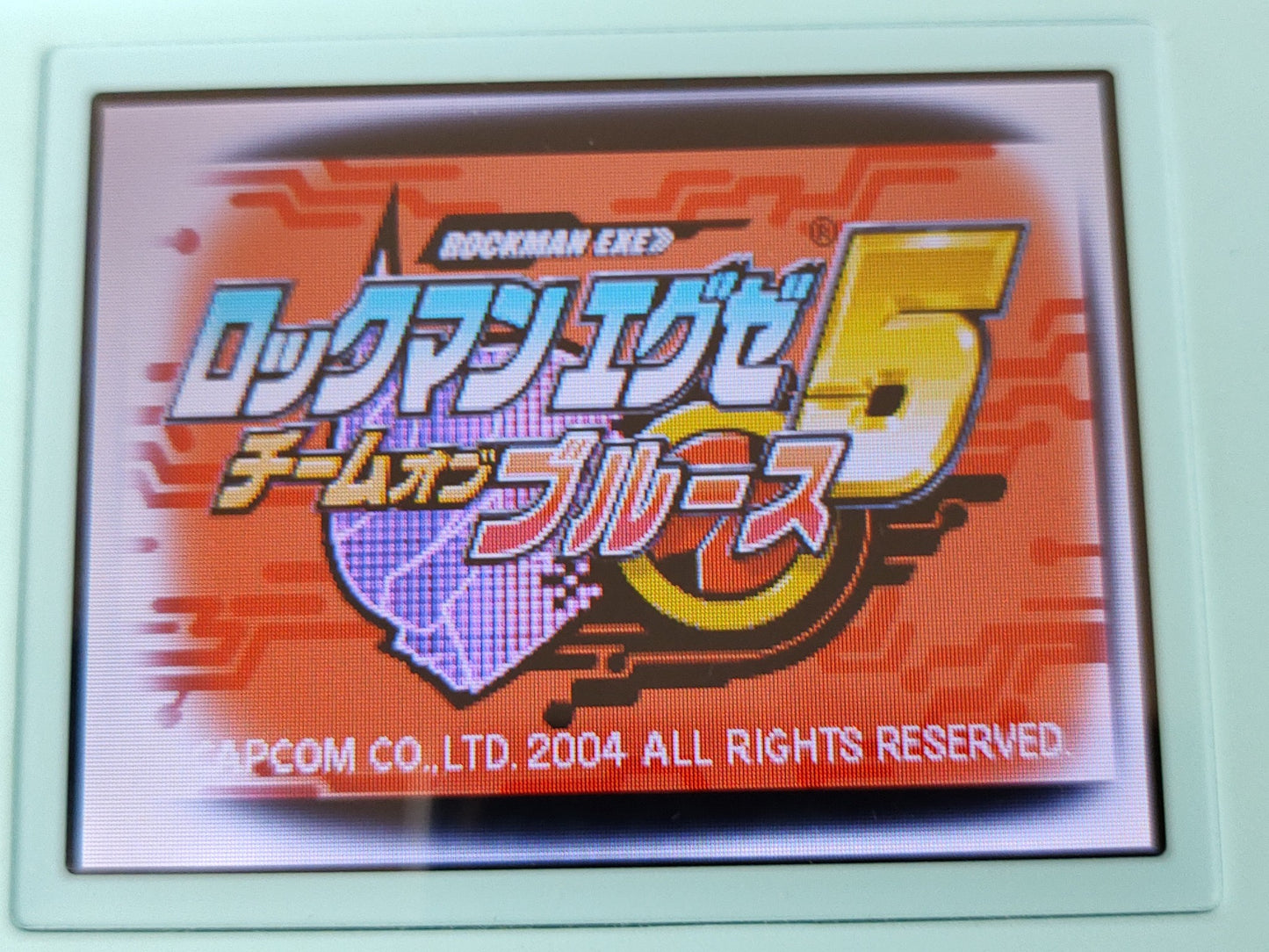 ROCKMAN EXE 5 Team of Blues & Carnel set Gameboy Advance GBA Game-f0906-5