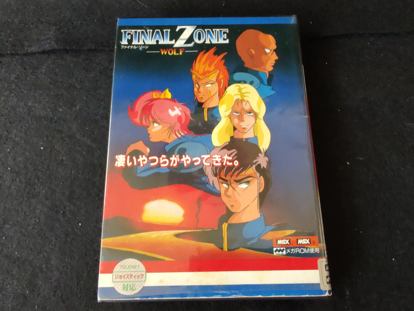 Final Zone MSX/MSX2 Game Cartridge, w/Manual, Box set, Working -f0907-