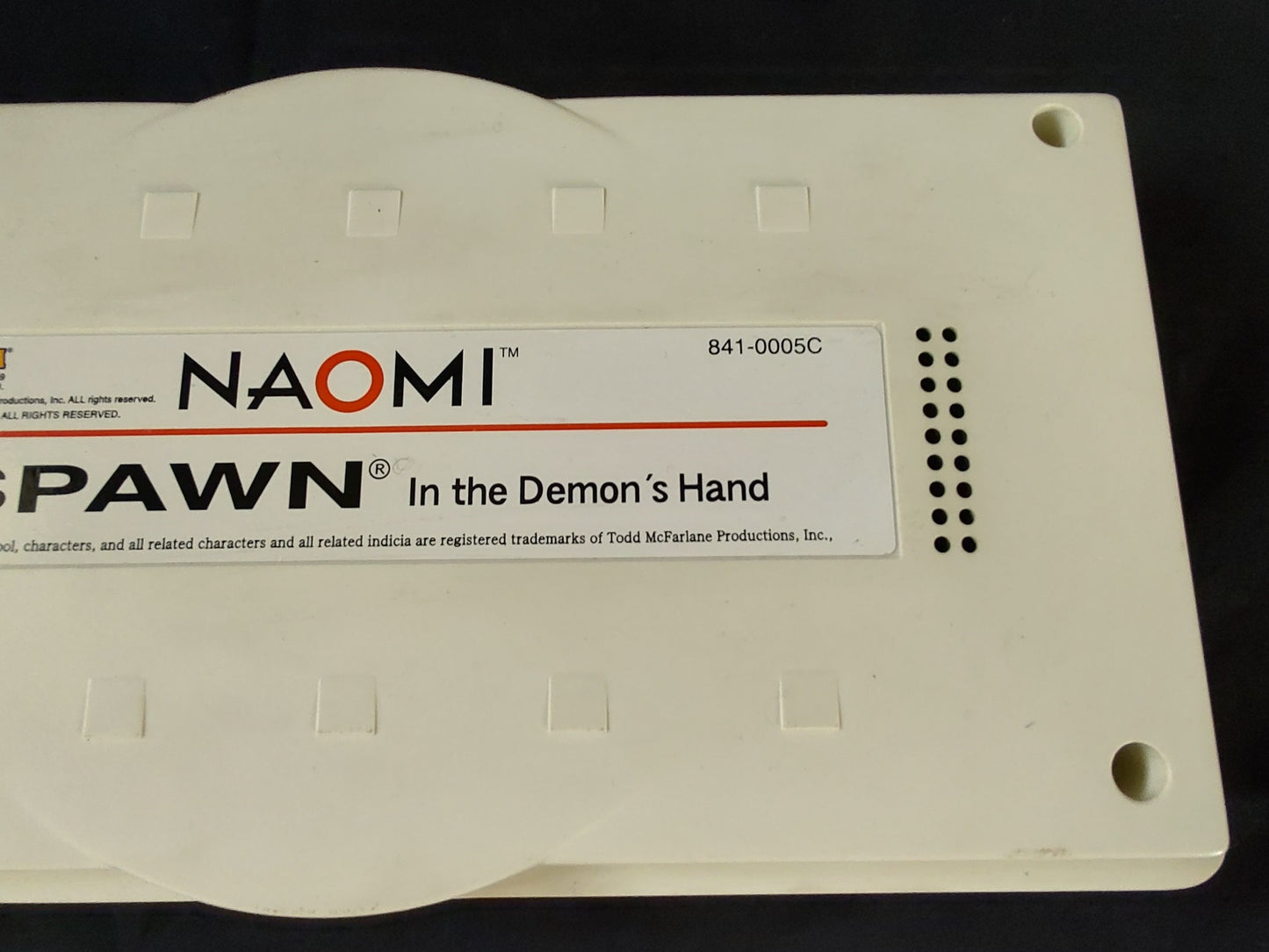 Spawn In the Demon's Hand NAOMI PCB System Cartridge,Instruction Card set-f0914-
