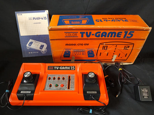 Nintendo TV GAME 15 (CTG-15V) console system, PSU and Box set. Working-f0915-2
