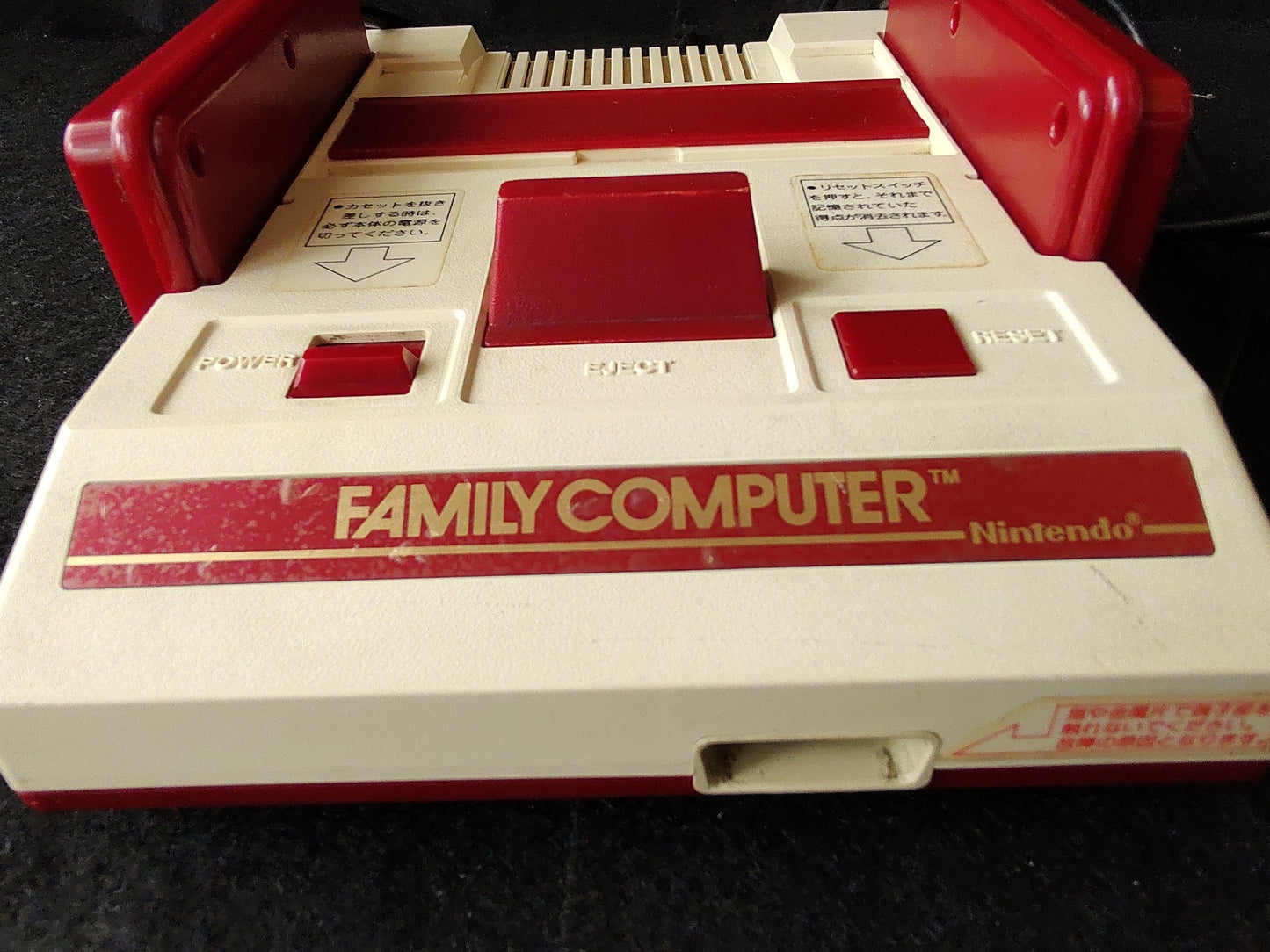 Nintendo Famicom NES HVC-001 Console, RF-switch cable set, Working-f0914-