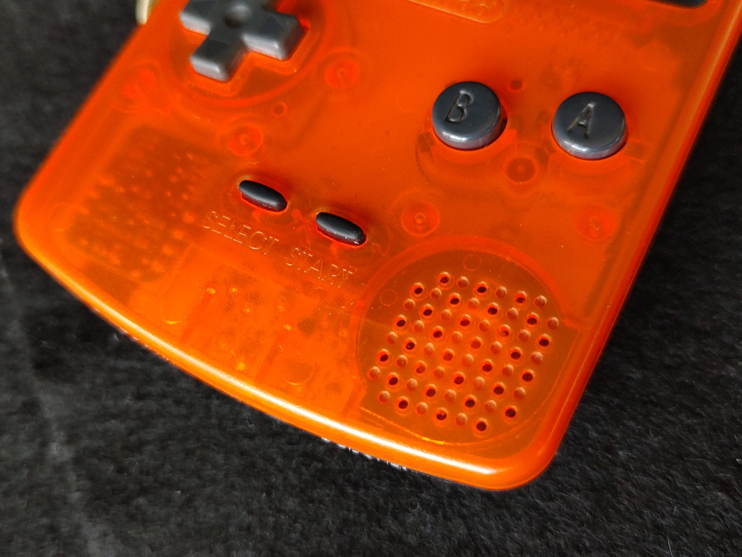 Nintendo Gameboy Color DAIEI HAWKS Limited edition Clear Orange console-f0915-