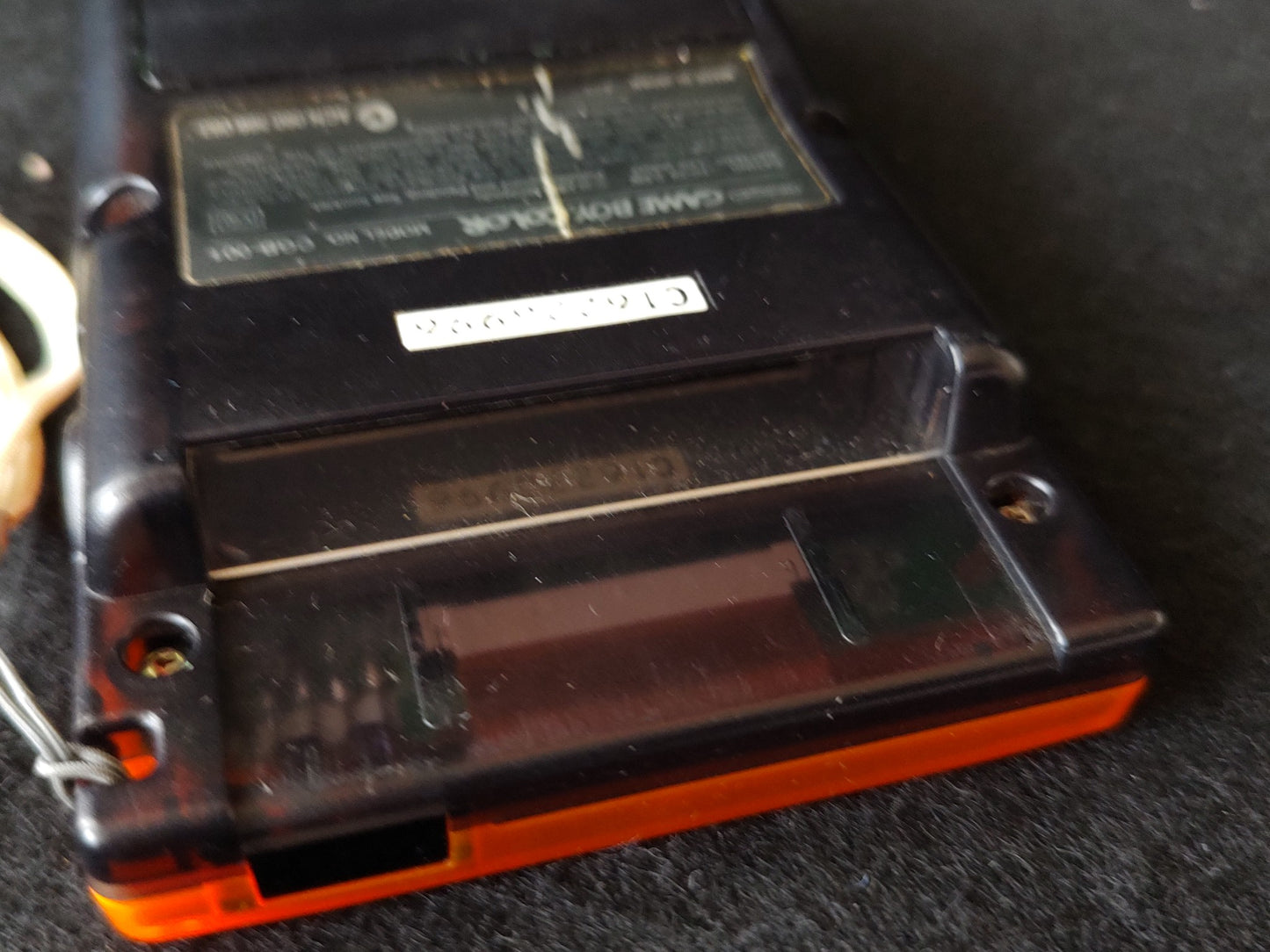 Nintendo Gameboy Color DAIEI HAWKS Limited edition Clear Orange console-f0915-