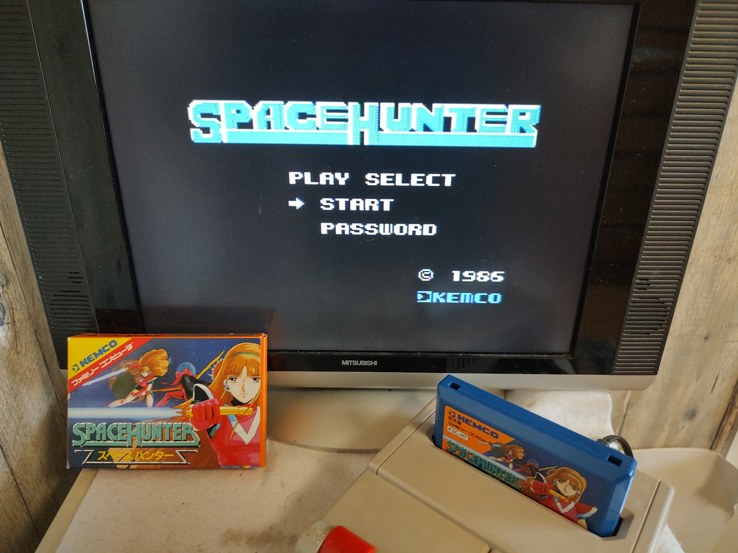 SPACE HUNTER Nintendo Famicom NES game Cartridge,w/Manual,Box set,Working-f0915-