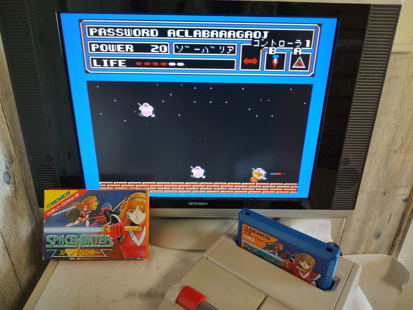 SPACE HUNTER Nintendo Famicom NES game Cartridge,w/Manual,Box set,Working-f0915-