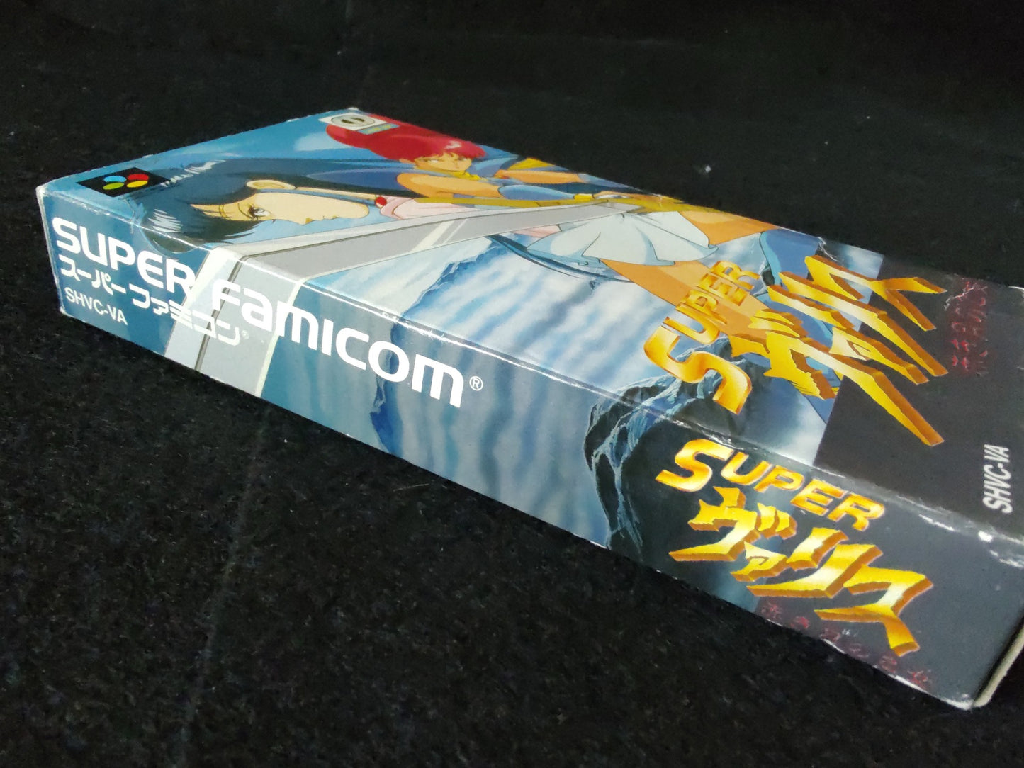 Super Valis - Akaki Tsuki no Otome- Super Famicom SFC Cart w/,Manual, Box-f0916-