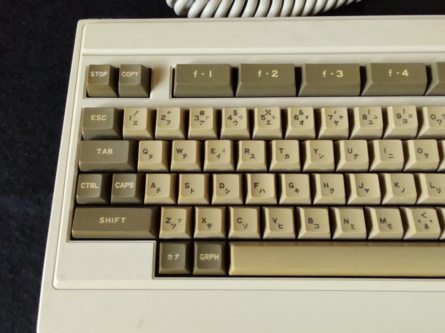 NEC PC88 PC-8801 mk2 Vintage Computer Original KEYBOARD, untested-f0916-