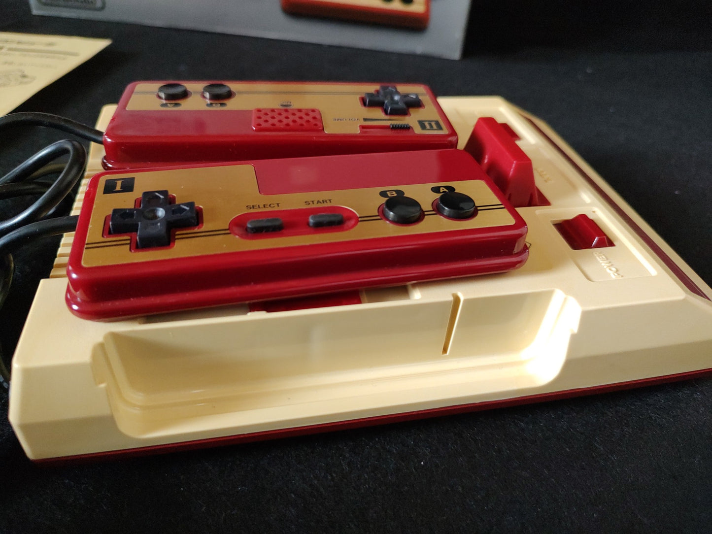 Nintendo Famicom NES HVC-001 Console, PSU, Manual, Flyer, Box set, Working-f0916