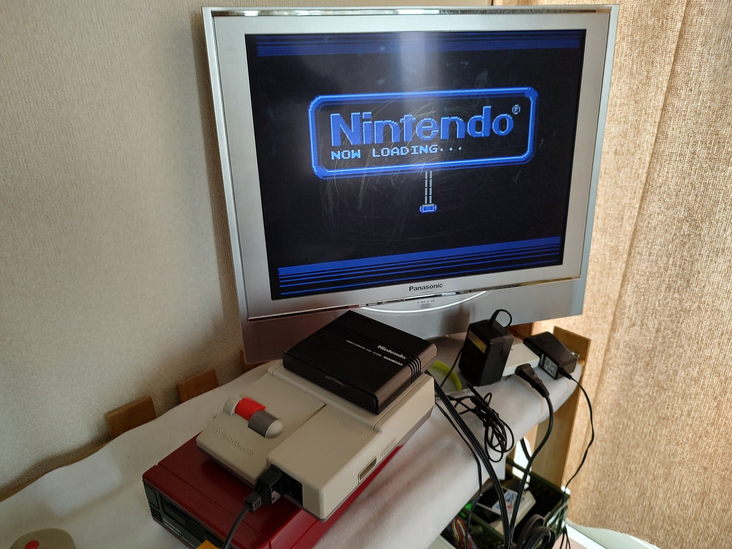 Mario Golf US Coruse (NES) Disk System, Game disk and box set, working-f0922-