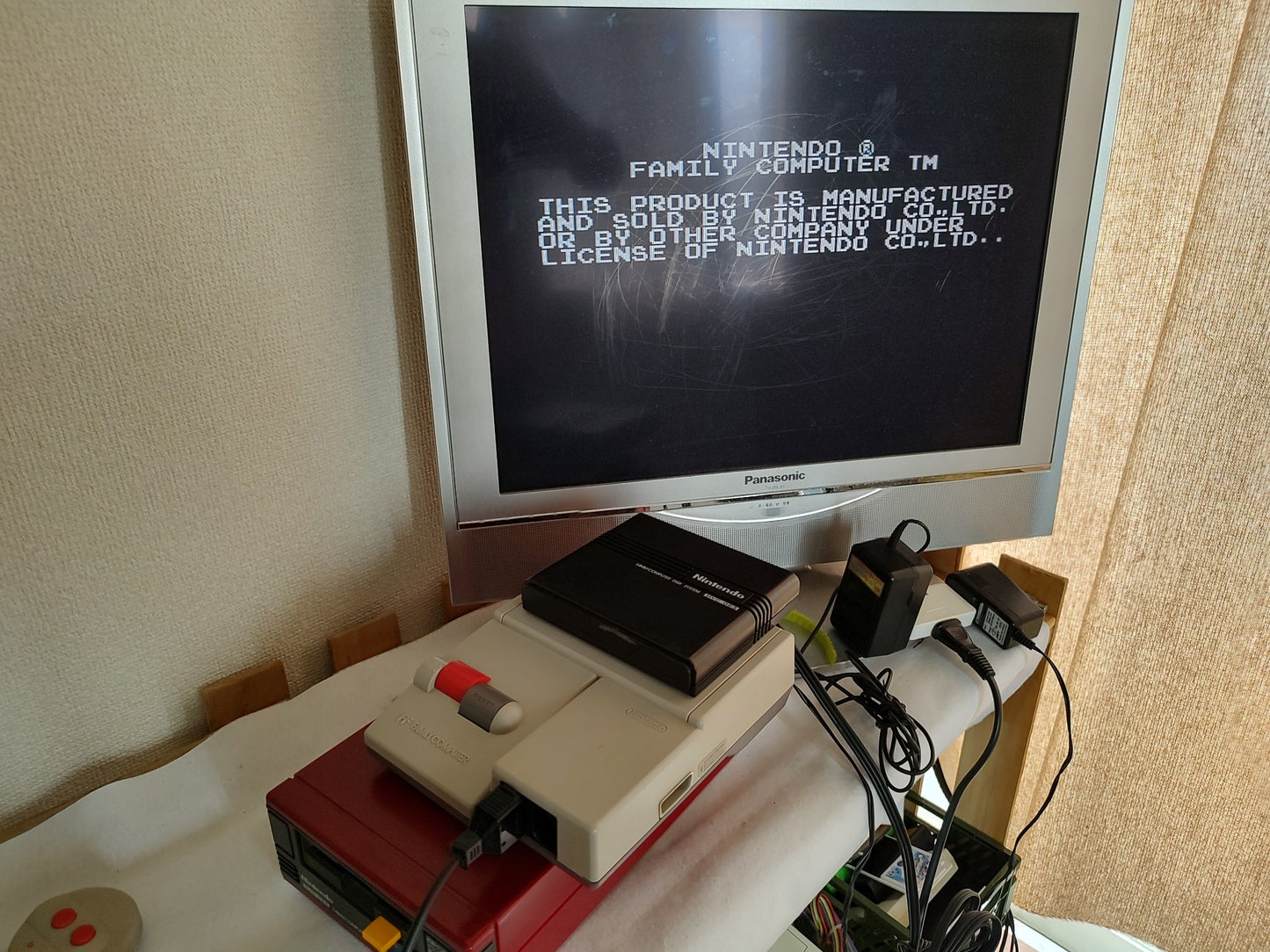 Mario Golf US Coruse (NES) Disk System, Game disk and box set, working-f0922-