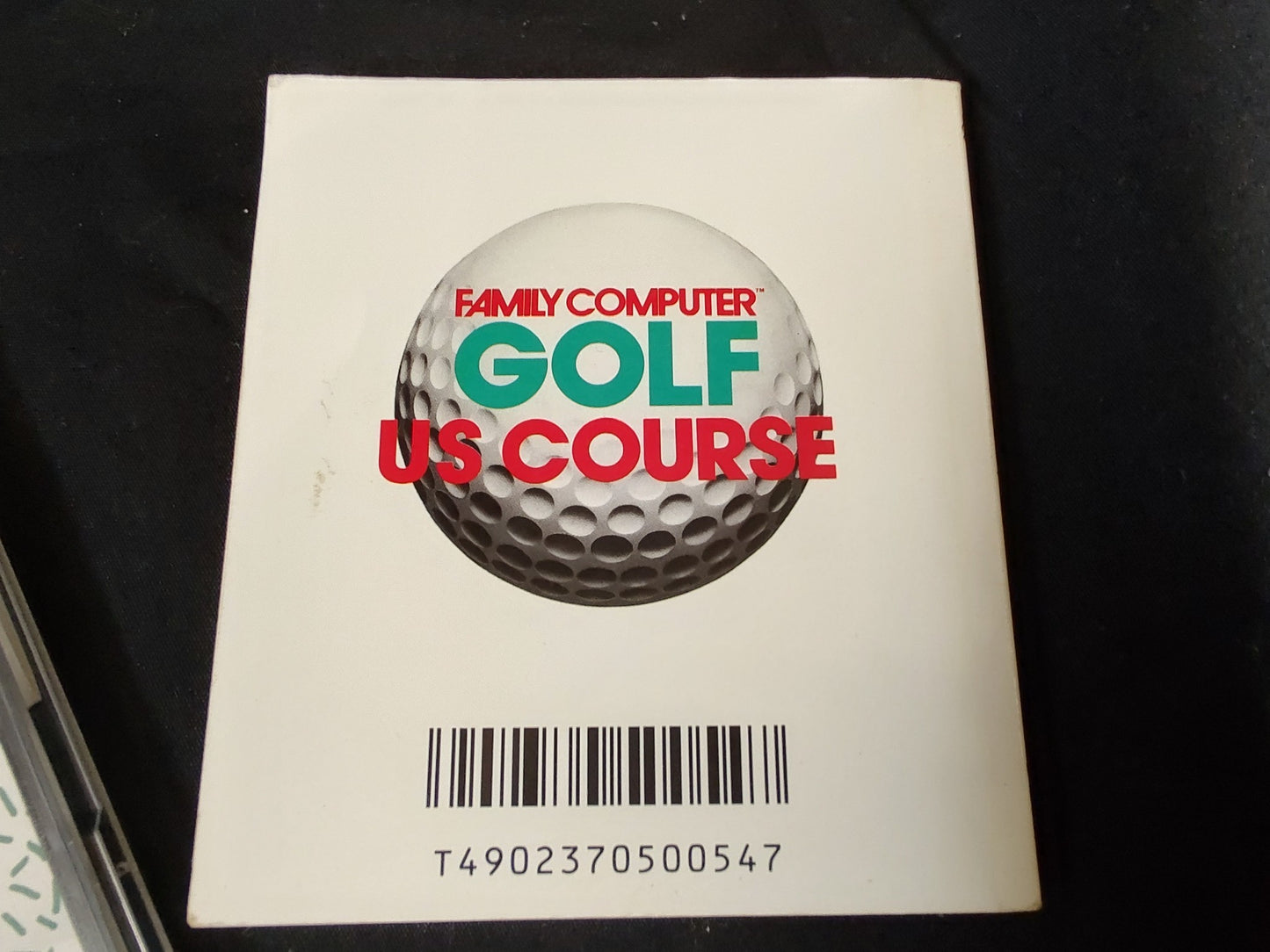 Mario Golf US Coruse (NES) Disk System, Game disk and box set, working-f0922-