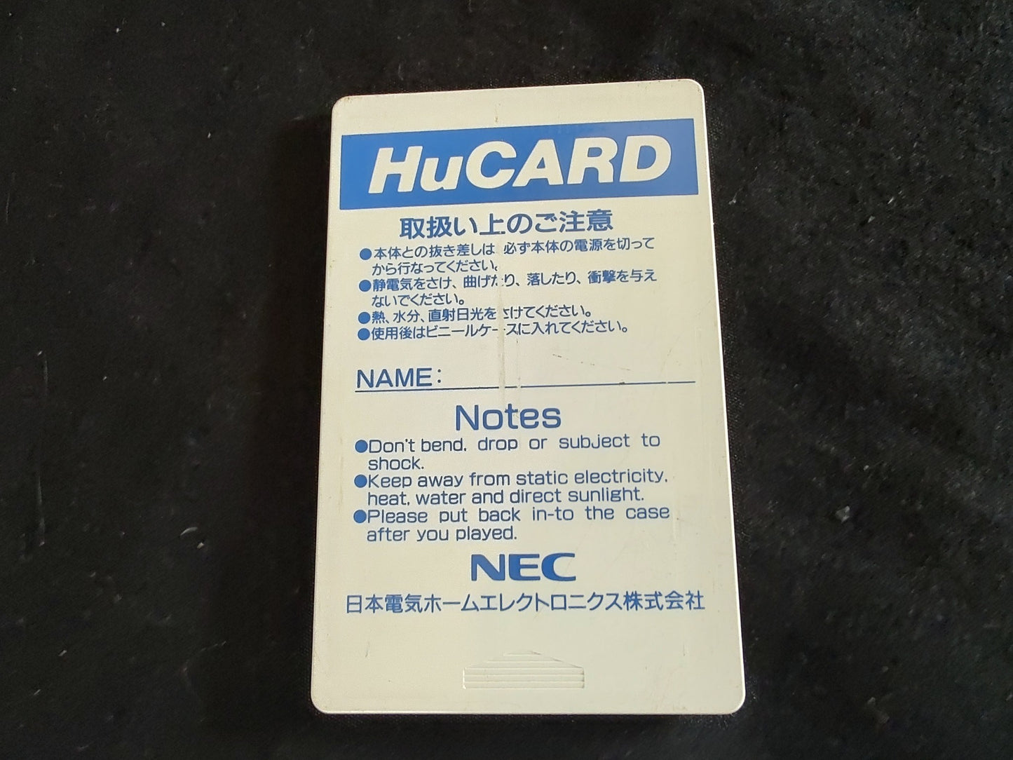 NEC PC Engine white Console (TurboGrafx-16) ,Pad, Box, Game set tested-f0927-
