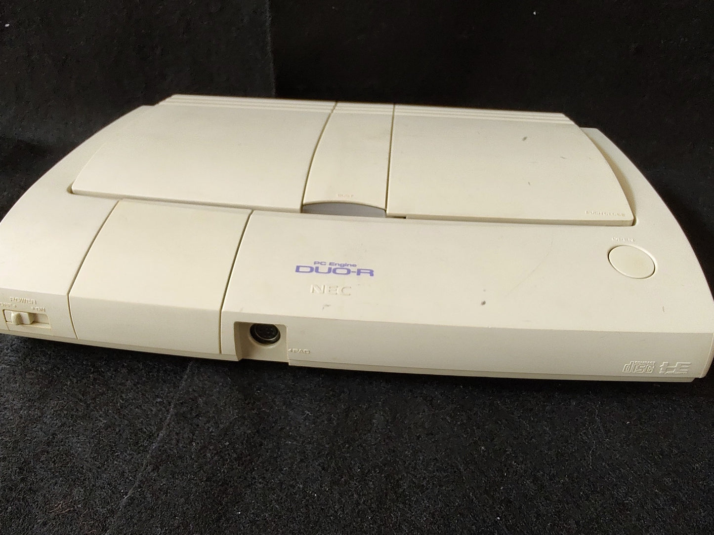 NEC PC Engine DUO-R Console(TurboDUO PI-TG10),w/Pad, PSU set, Working-f0930-