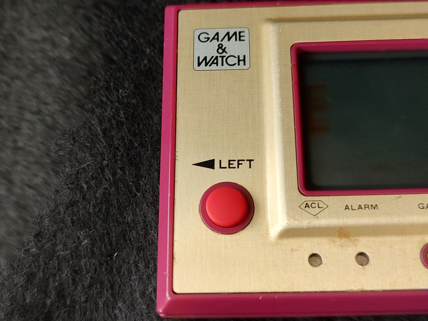 Junk, Broken Vintage Nintendo Game & Watch Helmet LSI Screen /tested-f1003-