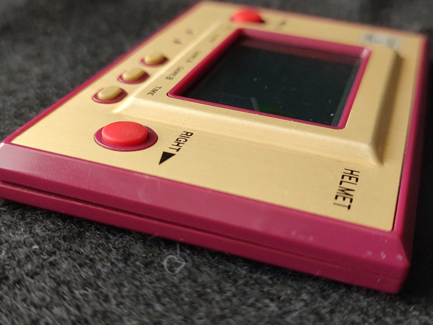 Junk, Broken Vintage Nintendo Game & Watch Helmet LSI Screen /tested-f1003- - Hakushin Retro Game shop