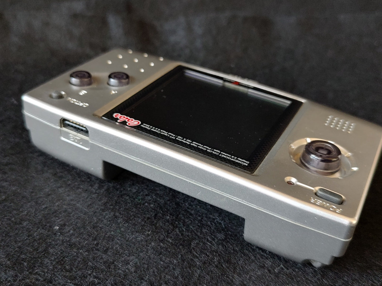 SNK NEOGEO POCKET Color NGPC SOLID SILVER Console Boxed NEO GEO set-f1005-