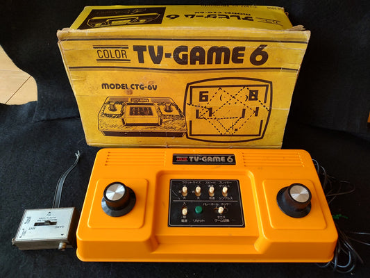 Nintendo TV GAME 6 (CTG-6V) Console,RF switch and Box set, working-f1005-