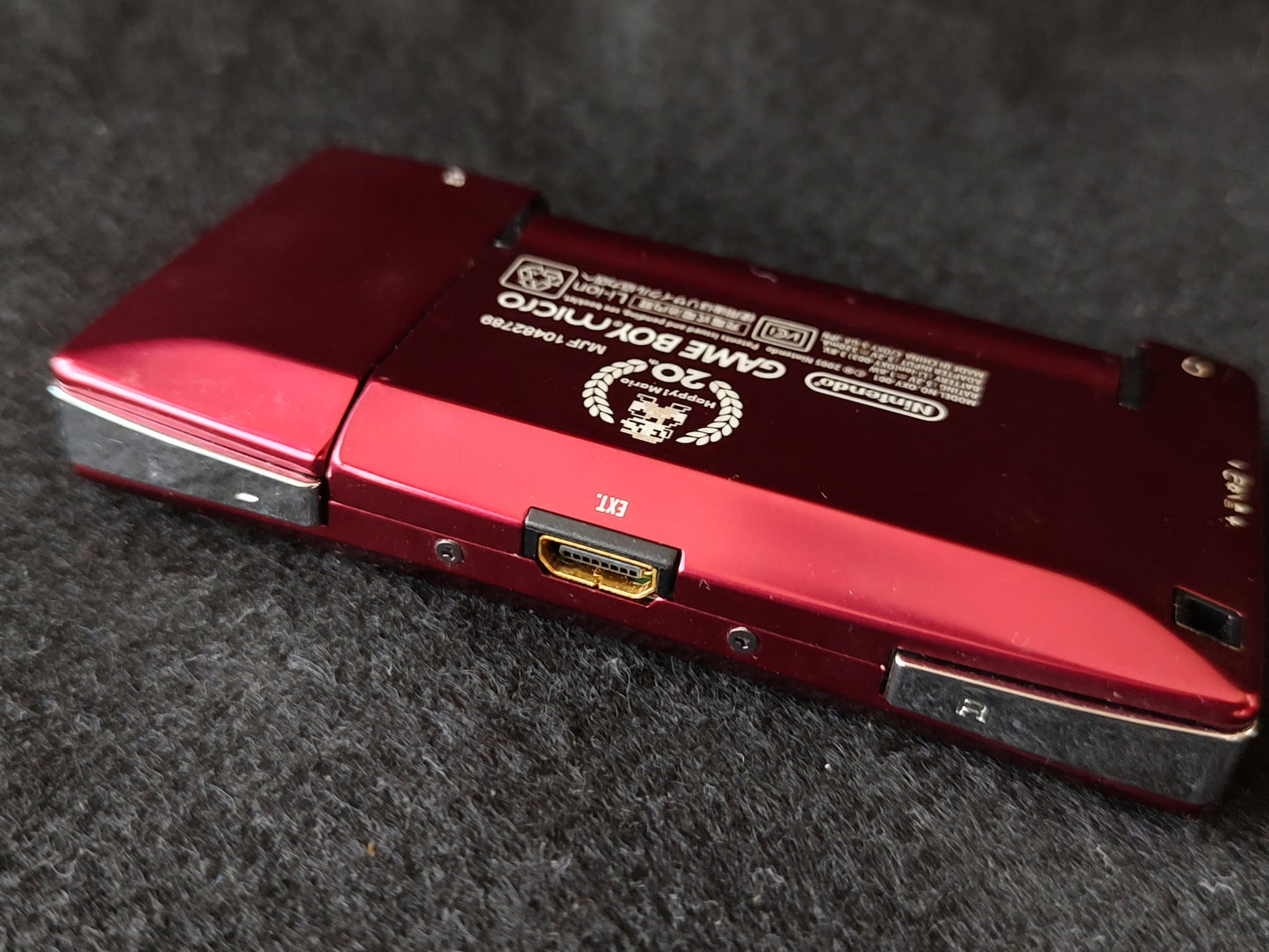 Nintendo Gameboy Micro Famicom 20th Anniversary Edition console OXY-001 -f1008-