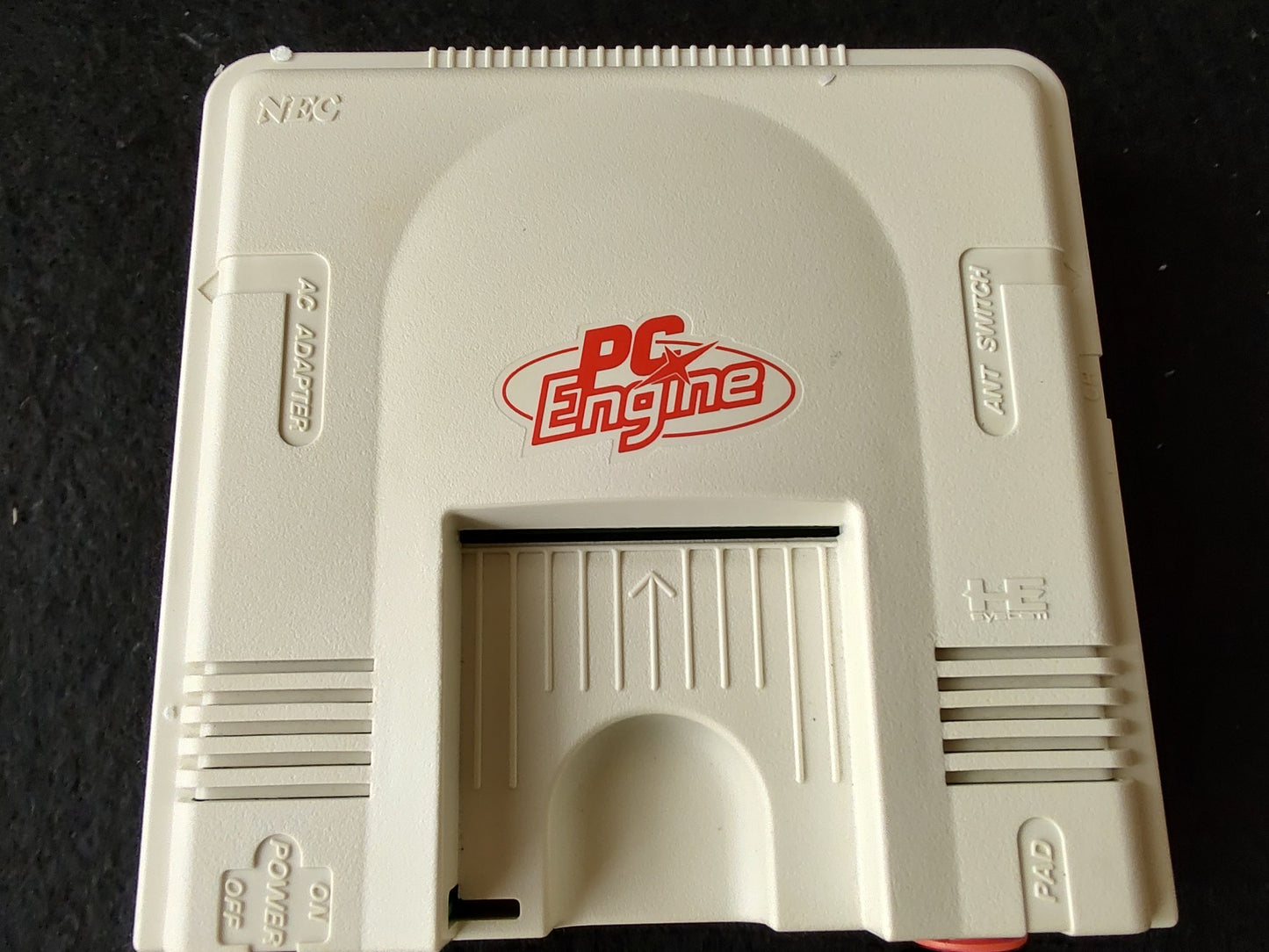 NEC PC Engine white Console (TurboGrafx-16) ,Pad, PSU, Manual, Box set-f1008-