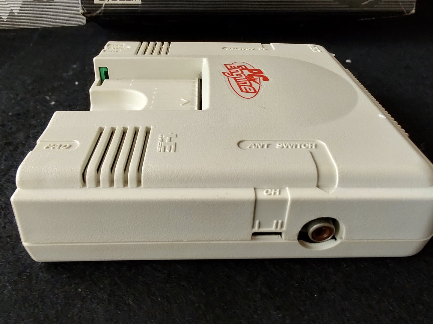 NEC PC Engine white Console (TurboGrafx-16) ,Pad, PSU, Manual, Box set-f1008-