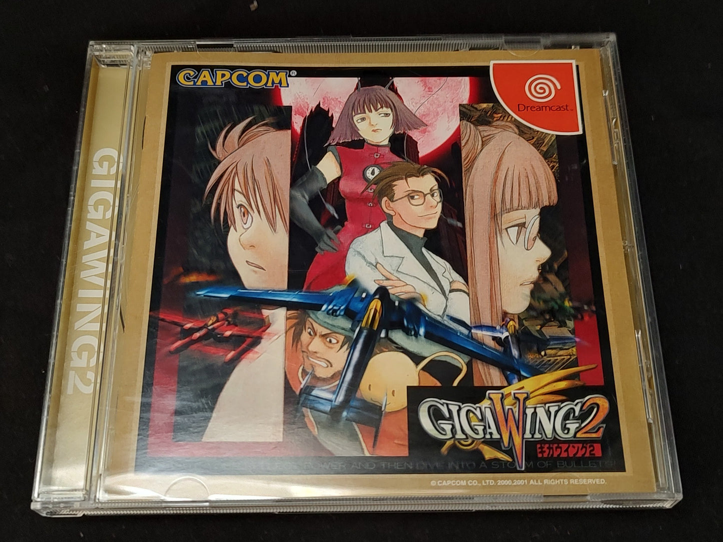 GIGA WING 2 SEGA DreamCast /Game disk, w/Spine card, Manual, Case set-f1020-