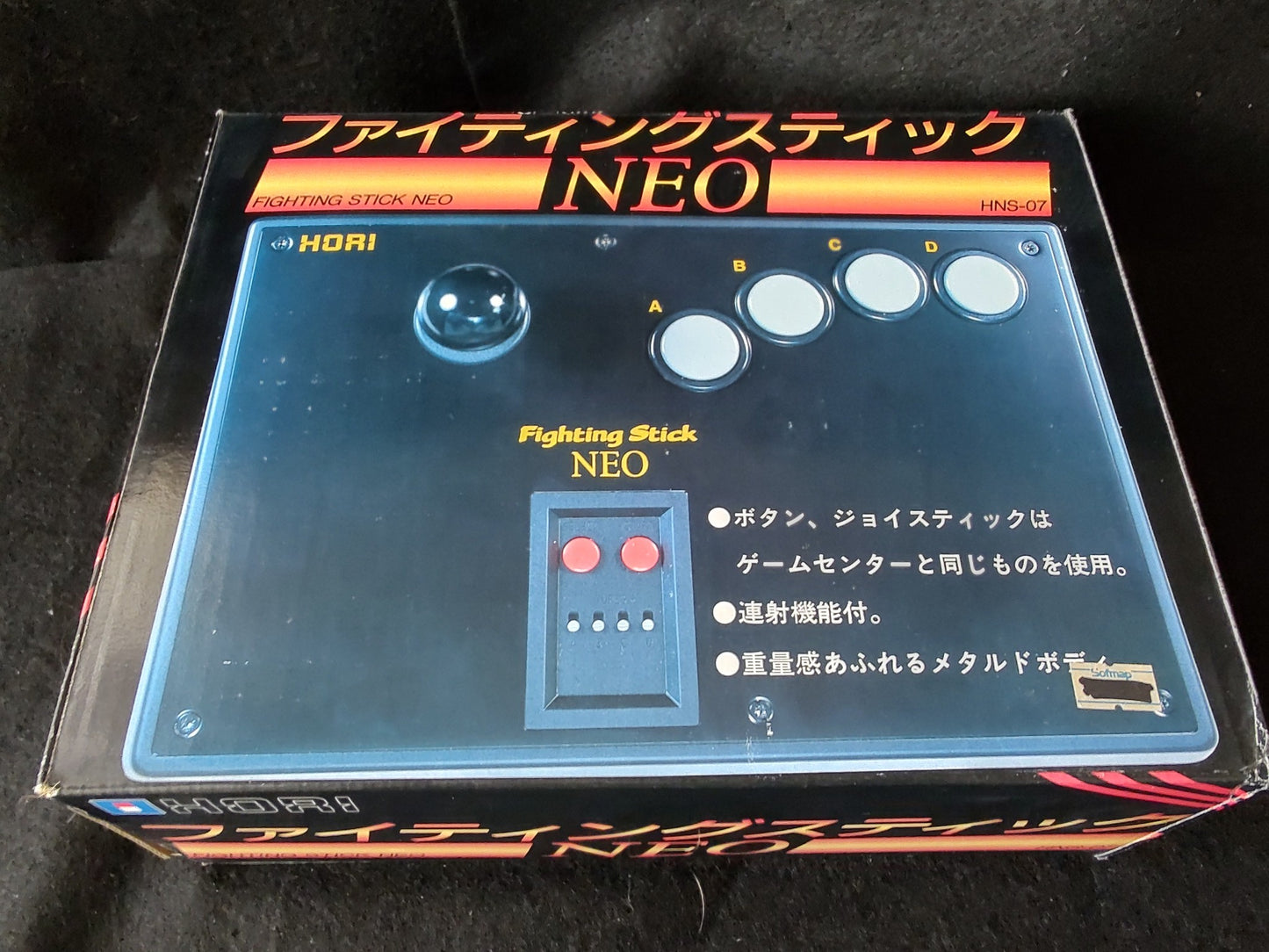 HORI Fighting Stick NEO NEOGEO AES CD NGCD Controller Boxed, working-f1027-