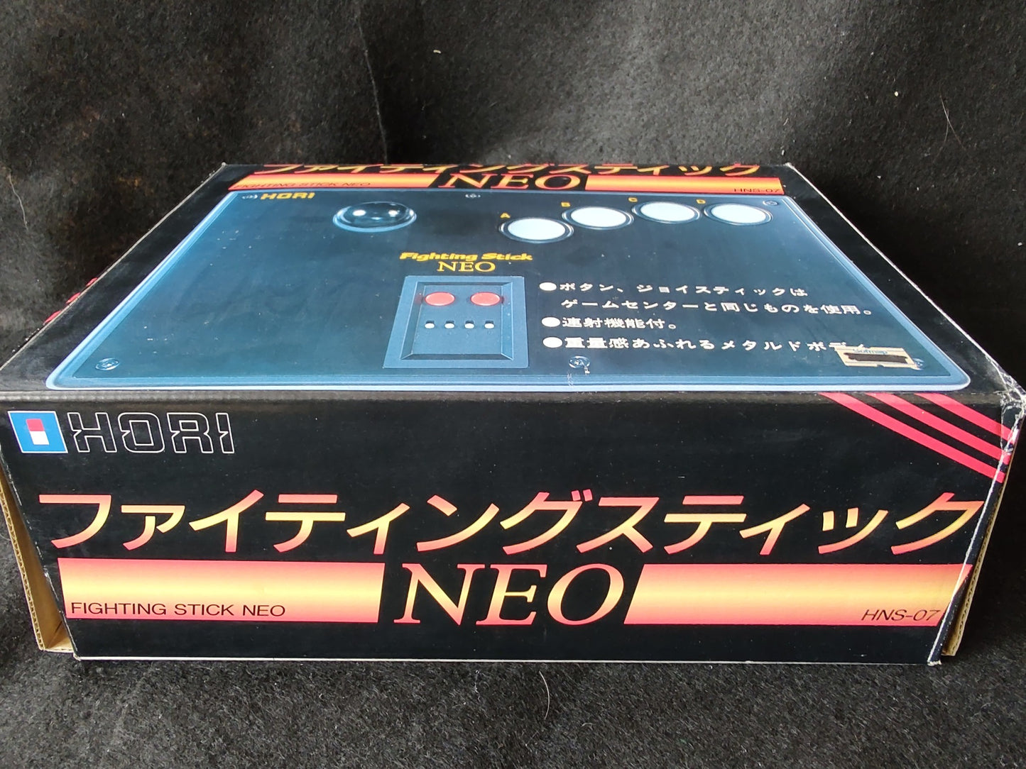 HORI Fighting Stick NEO NEOGEO AES CD NGCD Controller Boxed, working-f1027-