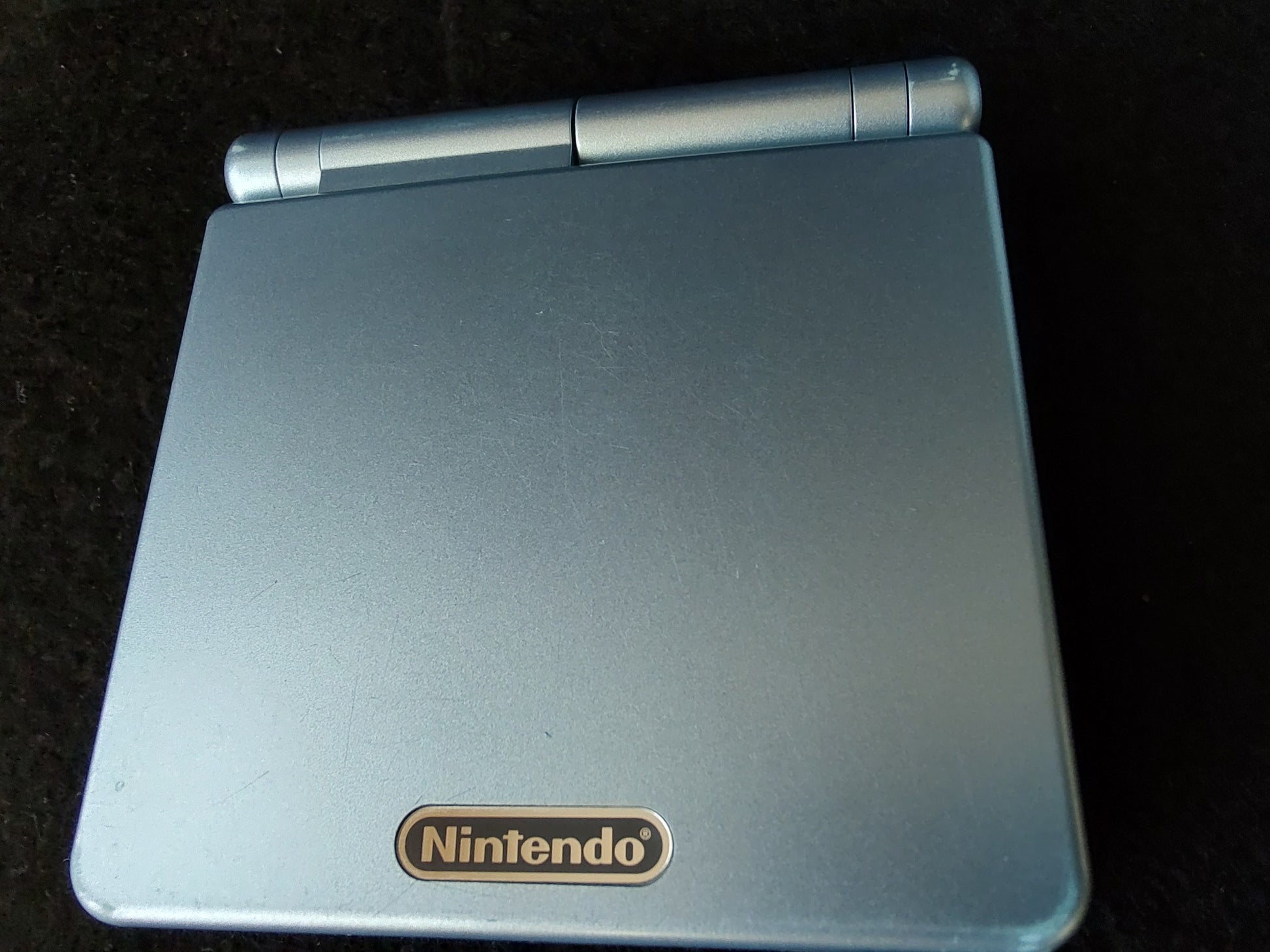 Nintendo GAMEBOY ADVANCE SP Pearl Blue Console, w/Manual, Charger,game set-f1030 - Hakushin Retro Game shop