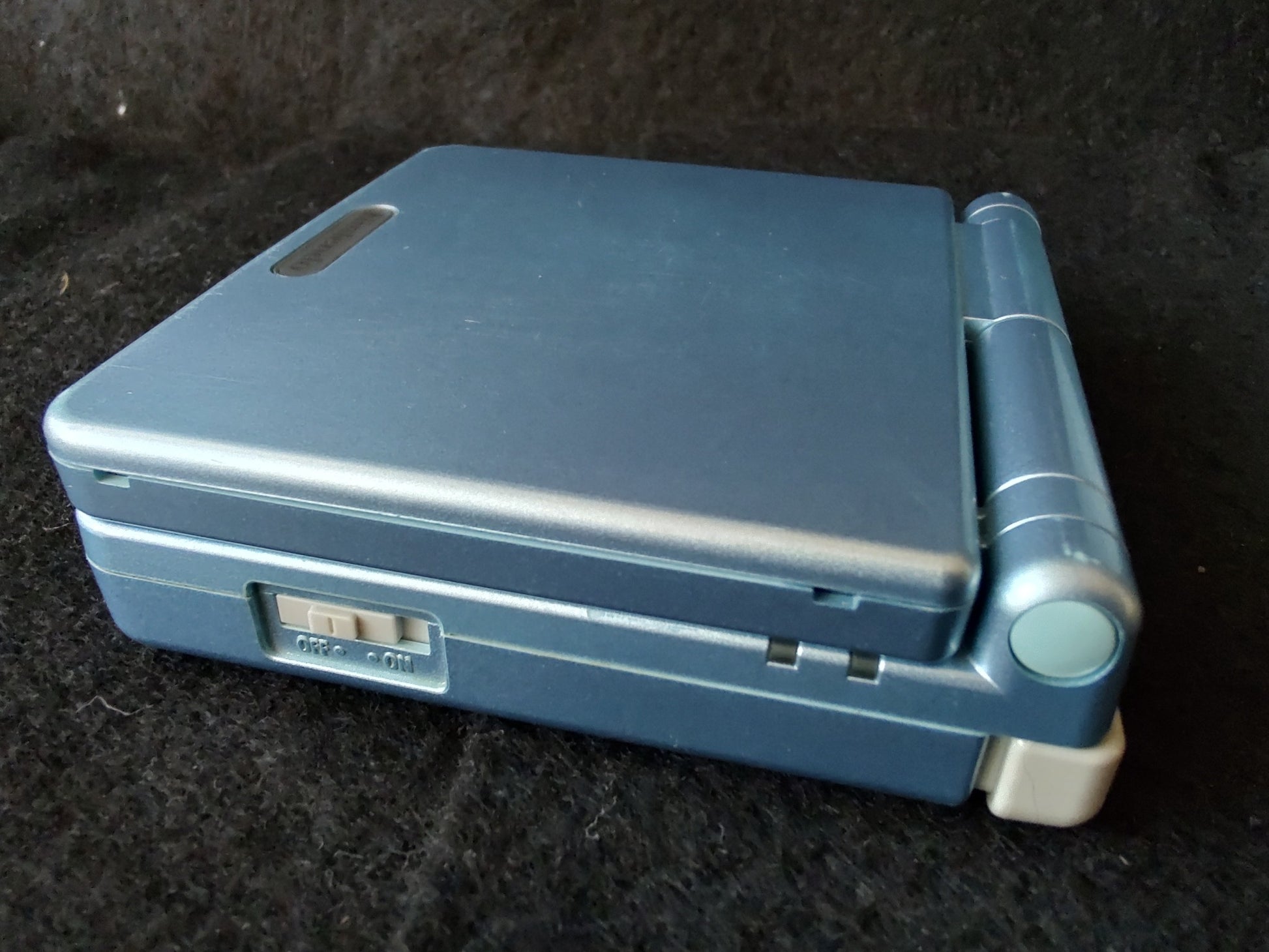 Nintendo GAMEBOY ADVANCE SP Pearl Blue Console, w/Manual, Charger,game set-f1030 - Hakushin Retro Game shop