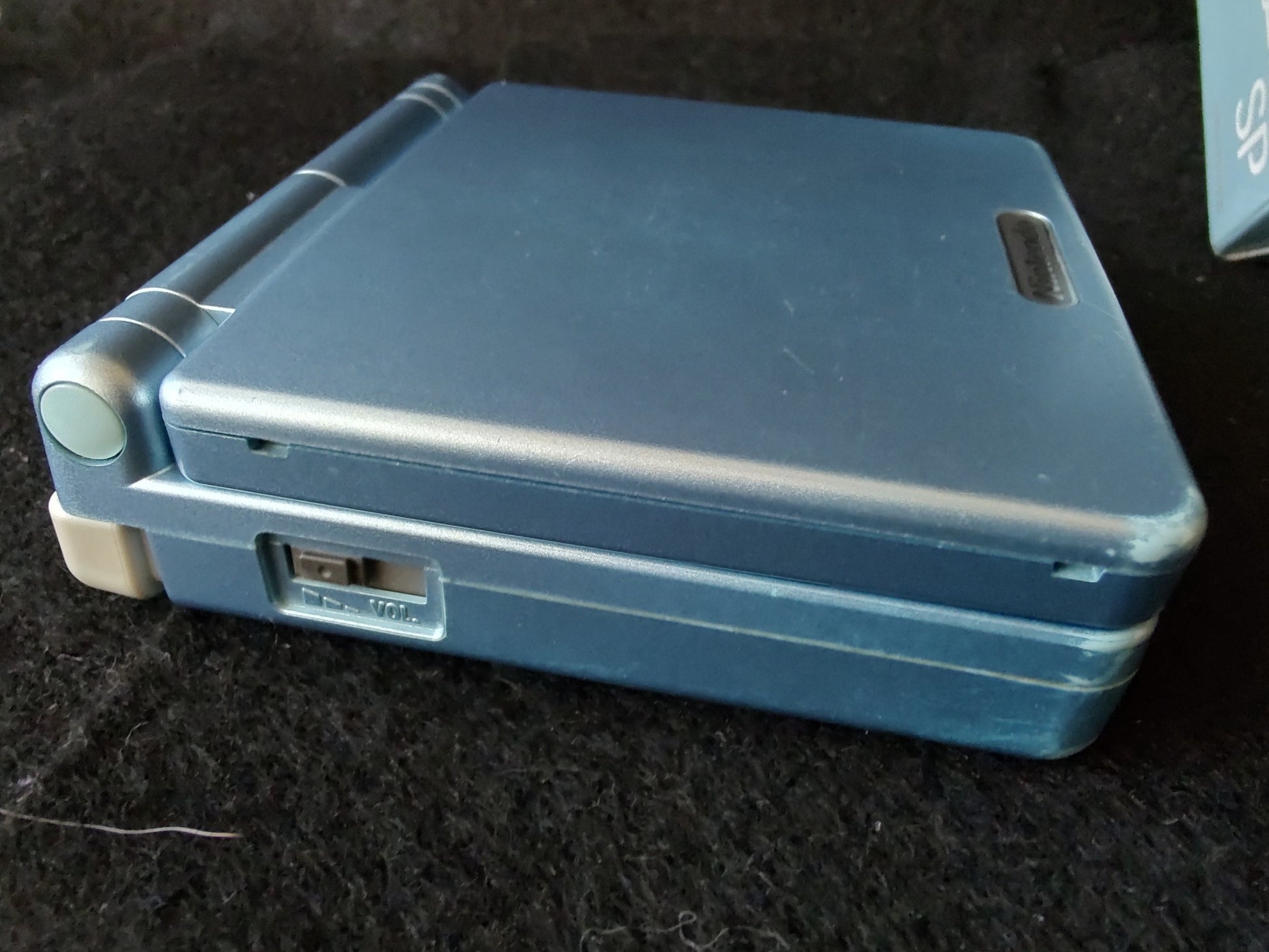 Nintendo GAMEBOY ADVANCE SP Pearl Blue Console, w/Manual, Charger,game set-f1030 - Hakushin Retro Game shop