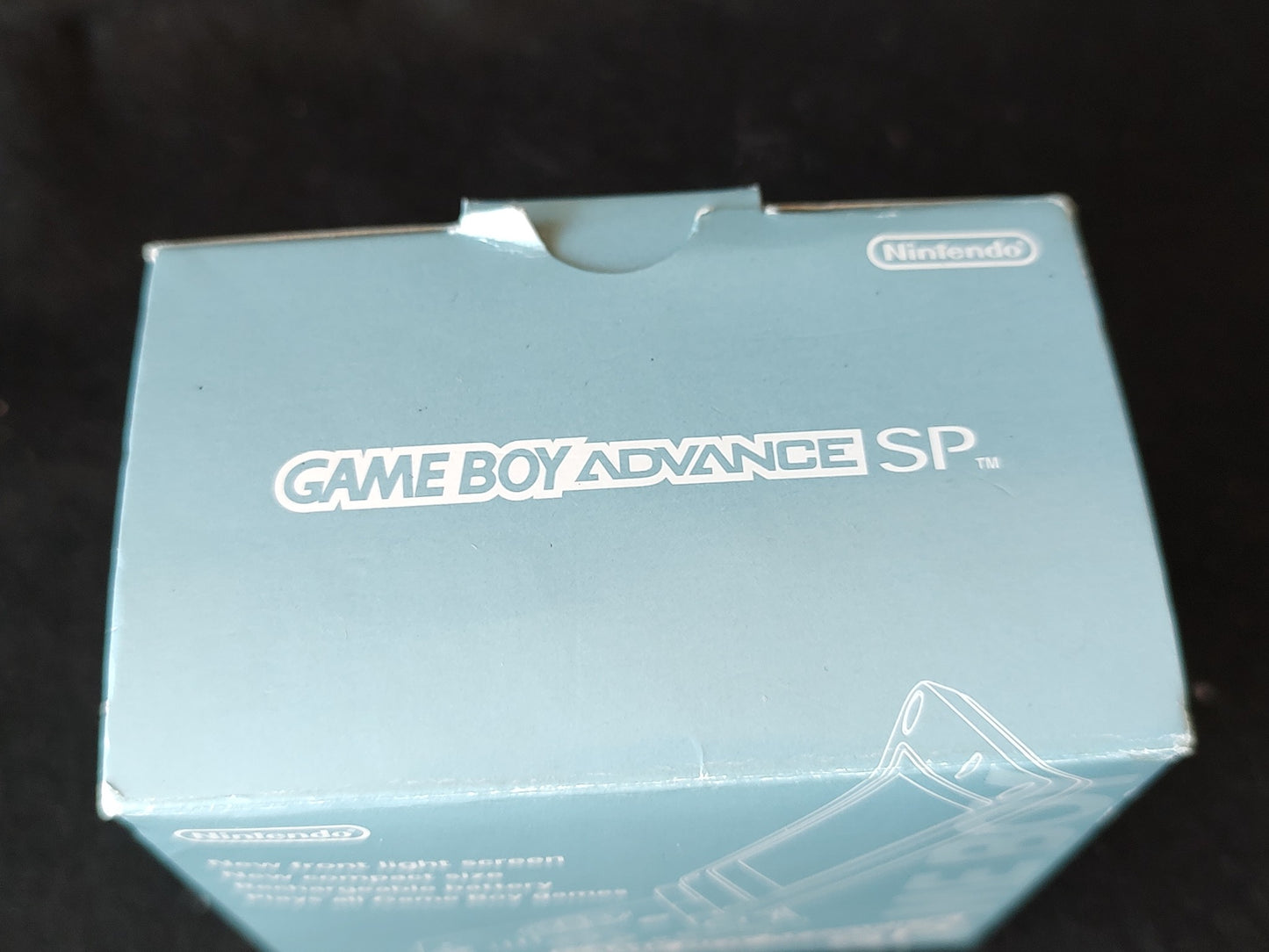 Nintendo GAMEBOY ADVANCE SP Pearl Blue Console, w/Manual, Charger,game set-f1030 - Hakushin Retro Game shop