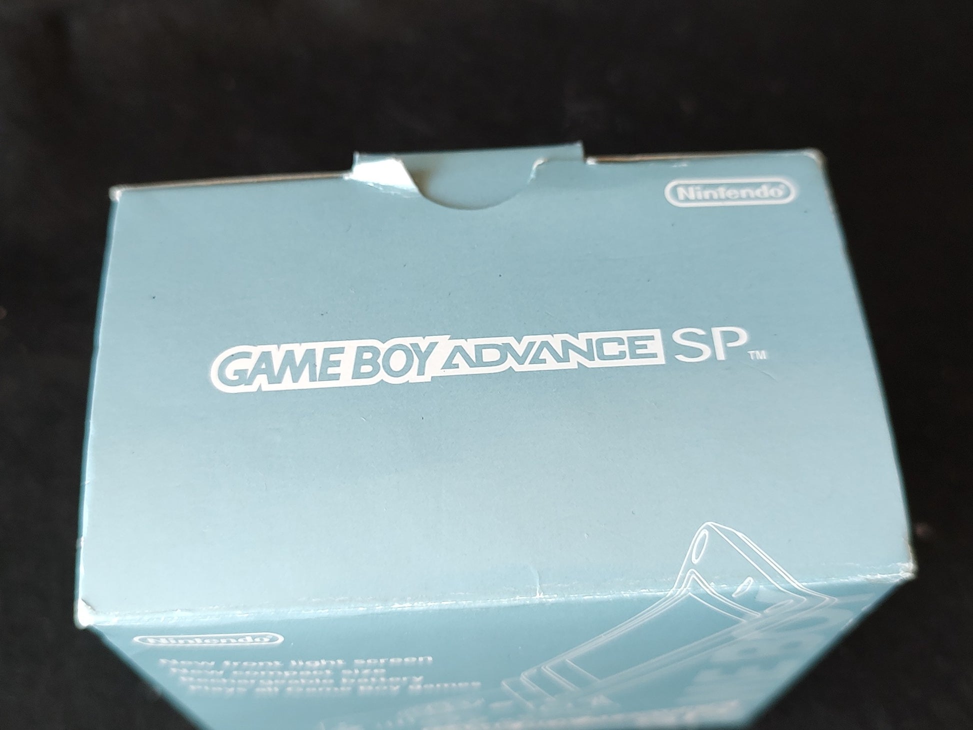 Nintendo GAMEBOY ADVANCE SP Pearl Blue Console, w/Manual, Charger,game set-f1030 - Hakushin Retro Game shop