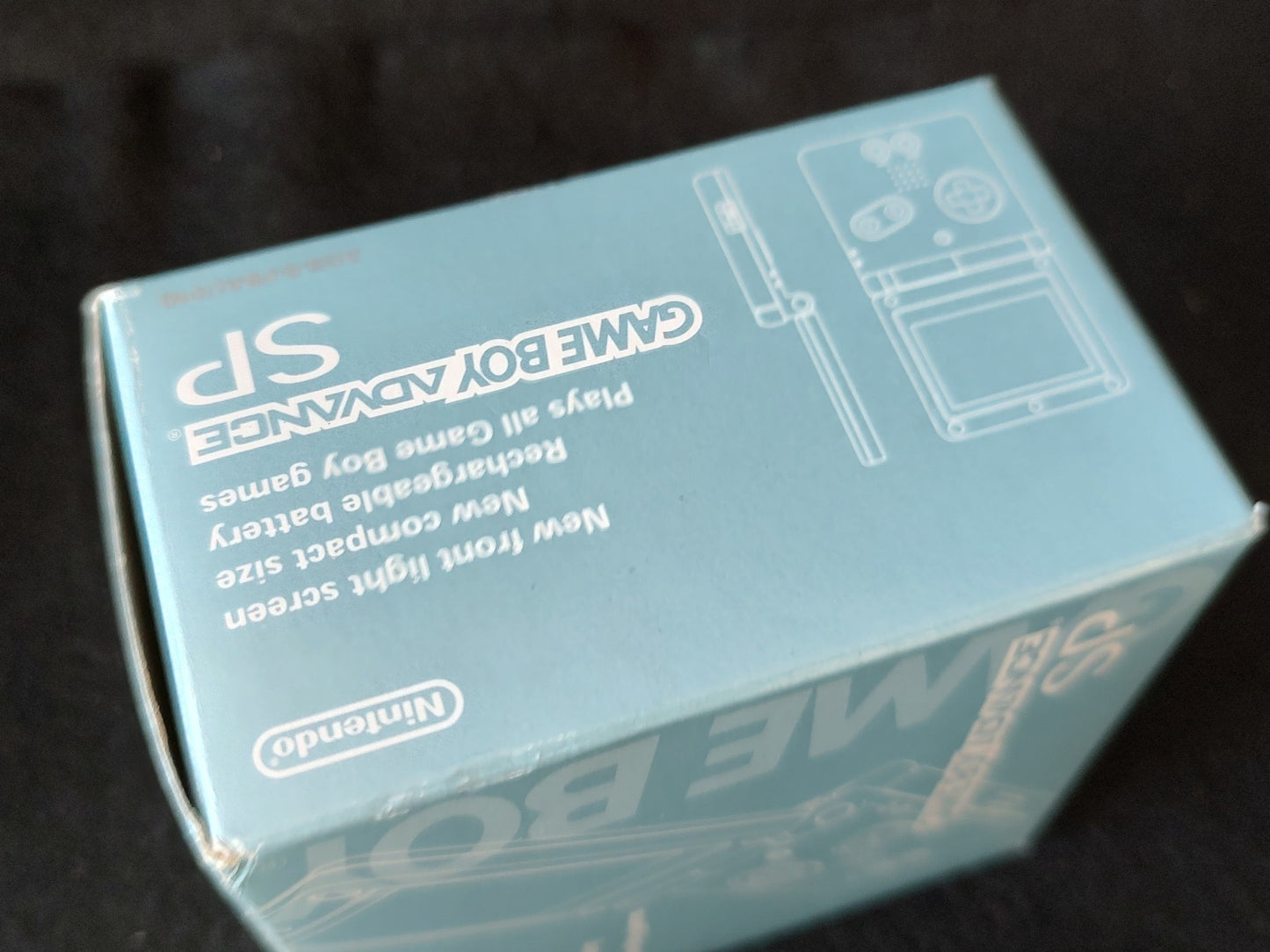 Nintendo GAMEBOY ADVANCE SP Pearl Blue Console, w/Manual, Charger,game set-f1030 - Hakushin Retro Game shop