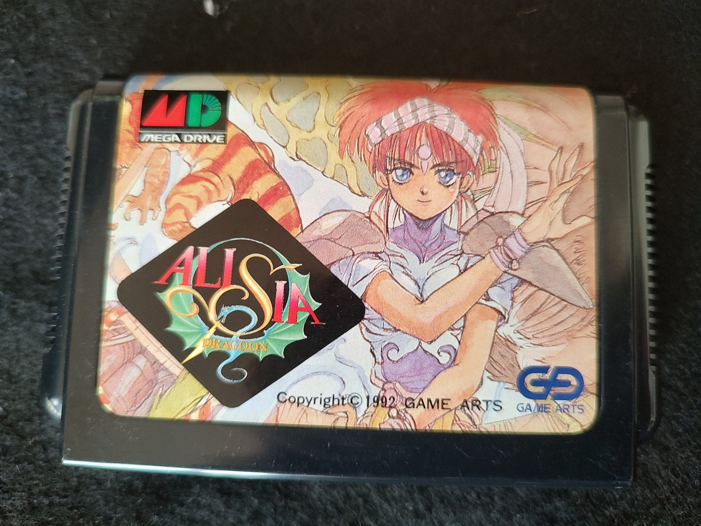 Alisia Dragoon SEGA MEGA DRIVE Action game Genesis Cartridge Boxed tested-f1111-