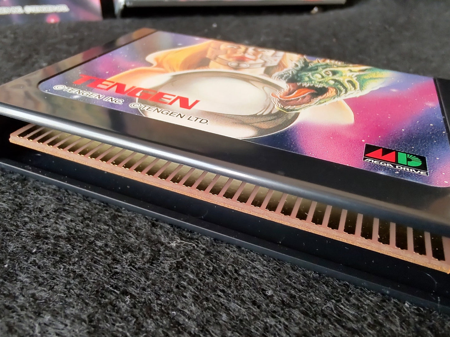 DRAGON'S REVENGE SEGA MEGA DRIVE game Genesis Cartridge Boxed, Working-f1111-