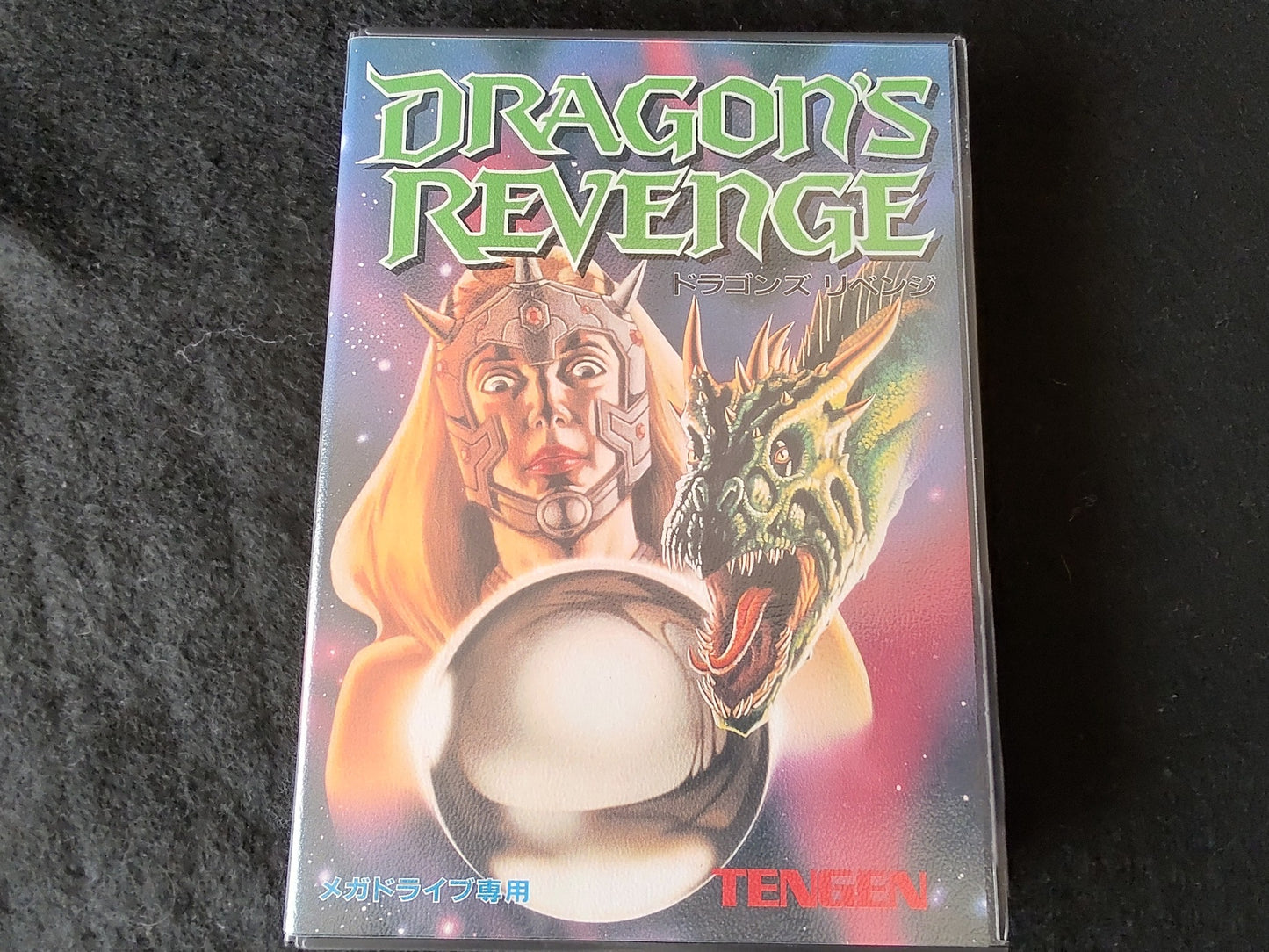 DRAGON'S REVENGE SEGA MEGA DRIVE game Genesis Cartridge Boxed, Working-f1111-
