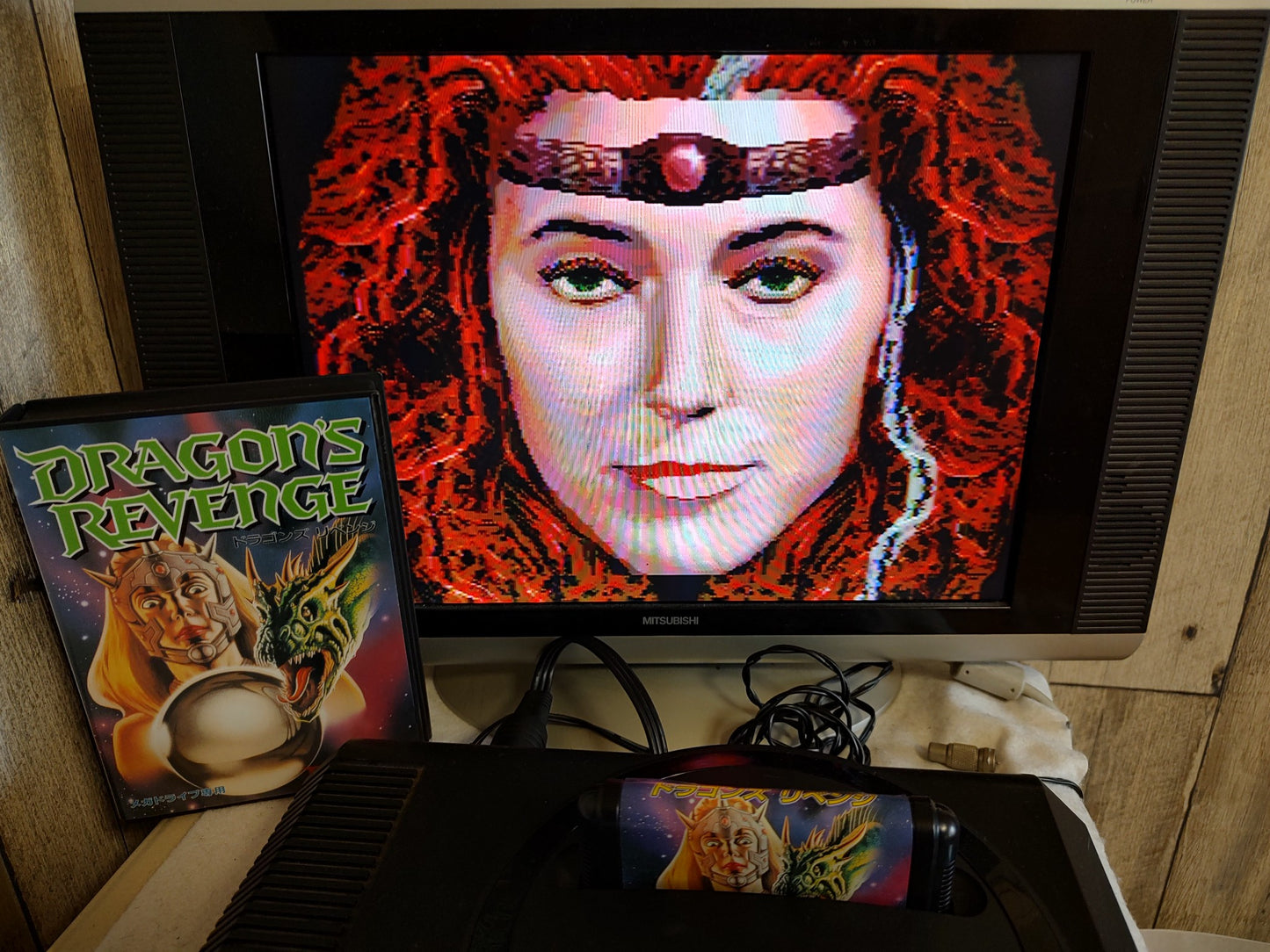 DRAGON'S REVENGE SEGA MEGA DRIVE game Genesis Cartridge Boxed, Working-f1111-